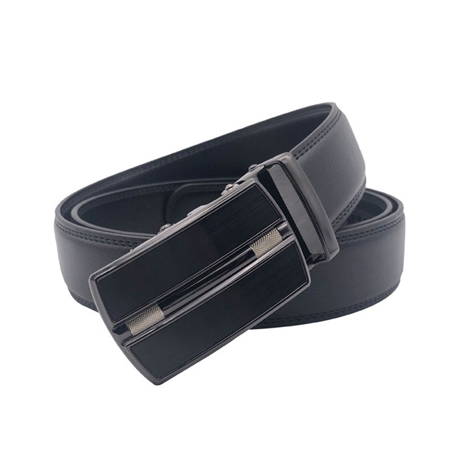 American Business Automatic Buckle Leather Gift Belt Leather Men's Belt
