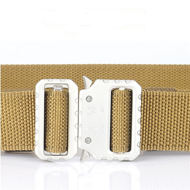 New Cobra Tactical Belt Nylon Canvas Outdoor Belt Casual Buckle Belt Manufacturers Wholesale