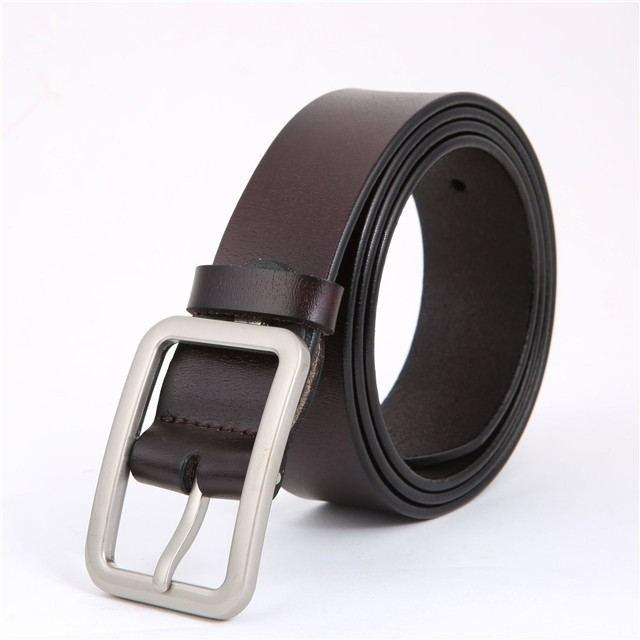Men's Leisure Leather Belt Commuting Leather Belt Men's And Women's Cowhand Decorative Leisure Pin Buckle Belt Belt