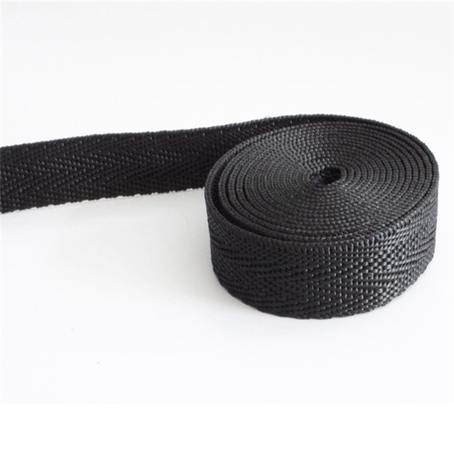 2cm black double row human letter textured ribbon thickened encrypted clothing backpack belt