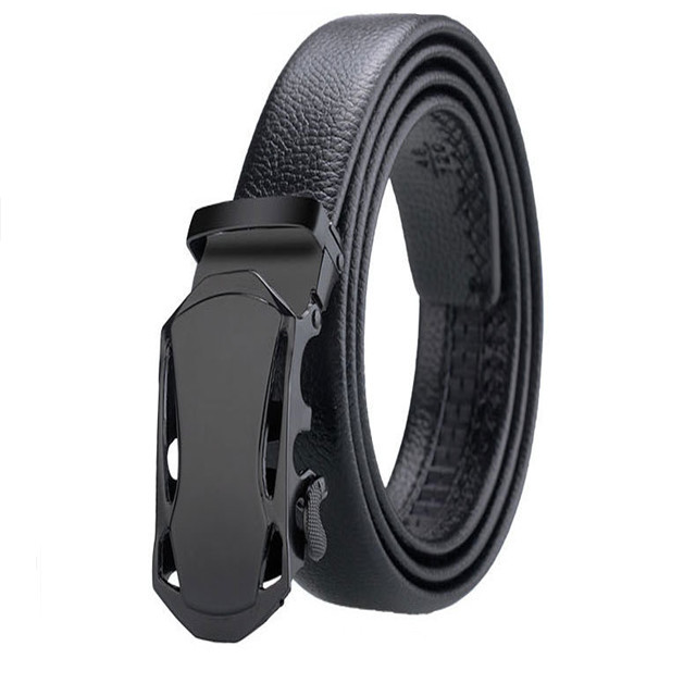 A Large Number of Spot Hot Style Black Sports Car Automatically Buckle Men's Belt Bag Belt Customized Logo Headline Douyin