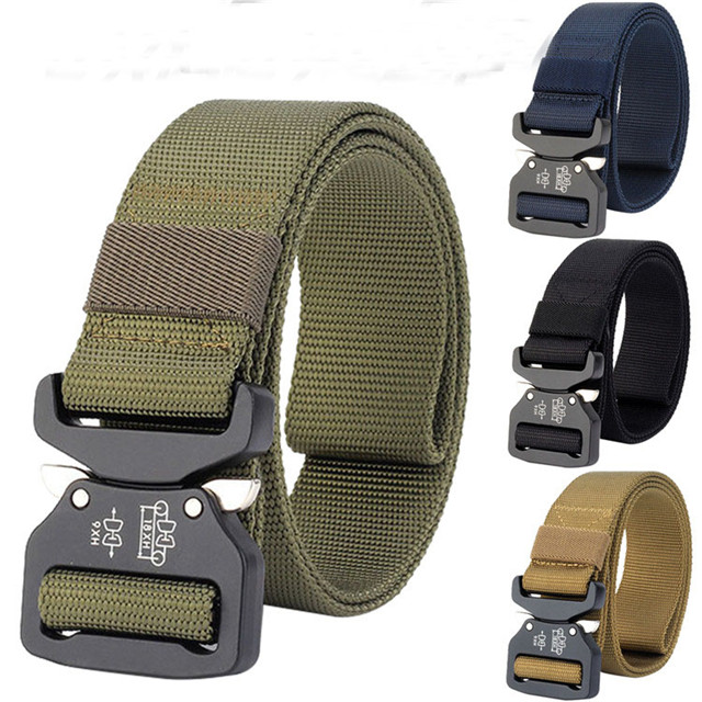 Wholesale Custom Nylon / Strap Canvas / Military Tactical Molle Belt With Cobra Buckle 
