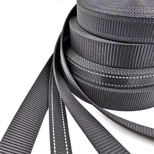 Black Nylon Dense Weave Luggage Luggage Ribbon Braided Letter Jacquard Suitcase Bundled Ribbon Complete Specifications