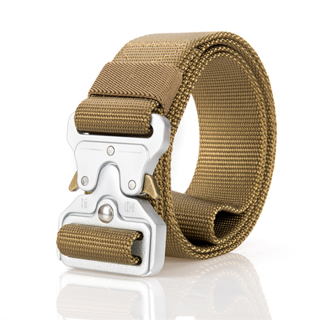 Hot Sale Supplier for Military Army Belt Custom Design Nylon Webbing Strap Metal Cobra Buckle Belt 