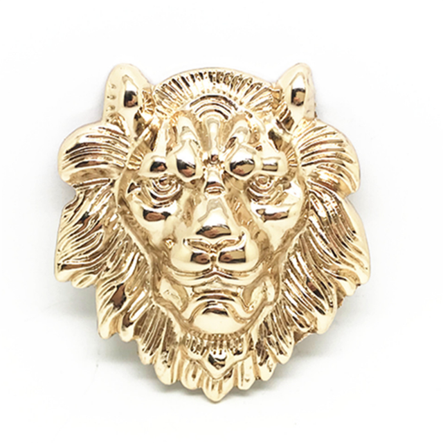 Lion Head Design 4cm Inner Size 2019 Belt Buckle for Gentlemen Engraved custom Logo Accepted