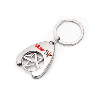 Promotional Gift Metal Alloy Men Car Key Chain 2019 Key Ring Custom