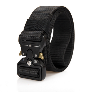 2019 Mens Tactical Belts Outdoor Heavy-Duty Quick-Release Metal Buckle Military Webbing Riggers Nylon Belts 