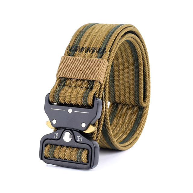 Hot Sale Cobra Buckle Men Canvas Belts Male Army Tactical Belt Men's Military Waist Nylon Strap Male Fashion