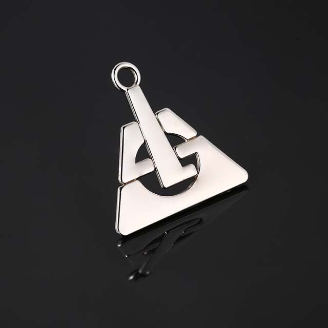 China Factory Custom Metal Logo Label Hanging Tag For Clothing Accessories Sewing Metal Labels