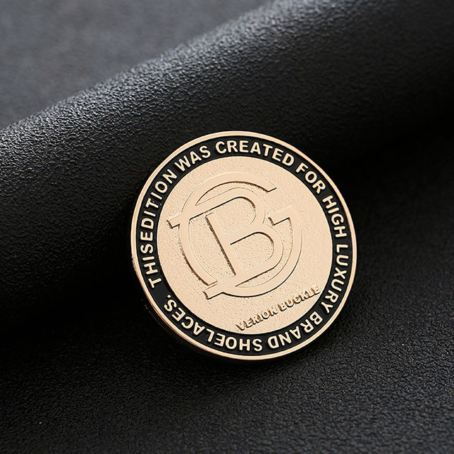 Wholesale Factory Custom Zinc Alloy Badge Brand Logo Engraved Cheap Badge Pin 